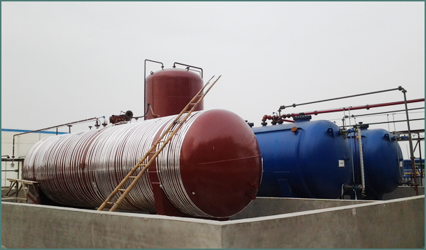 罐體、槽池保溫應(yīng)采用電伴熱帶做為發(fā)熱源(圖1)