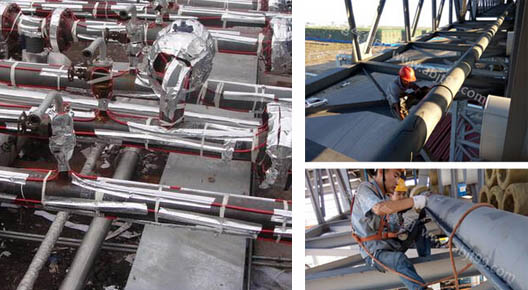 電伴熱系統(tǒng)外絕緣出現(xiàn)破損的原因分析(圖1) 電伴熱系統(tǒng)外絕緣出現(xiàn)破損的原因分析(圖1)